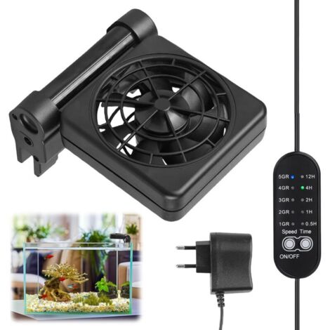 Refroidisseur d'aquarium, refroidisseur d'aquarium, refroidisseur d'aquarium, refroidisseur pour le système de refroidissement d'aquarium, convient pour jusqu'à 30 cm (1 ventilateur)