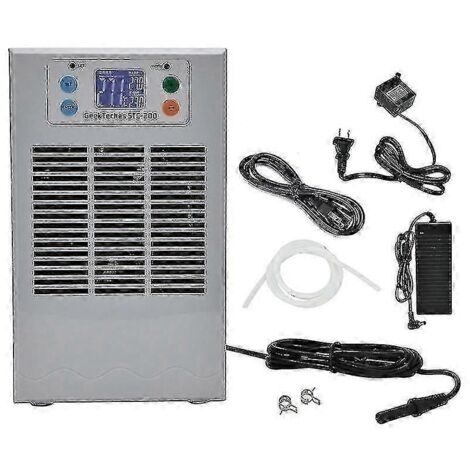 Refroidisseur d'eau électronique, système de refroidissement et de chauffage numérique pour aquarium, 35 L, 100 W