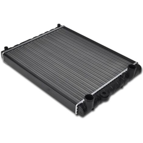 Refroidisseur d'Eau Noir Métал vidaXL