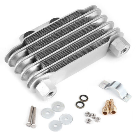 Refroidisseur d'huile moteur 5 rangs universel pour moto 125-250CC, dirt bike et quad