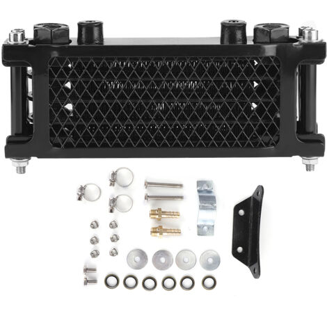 Refroidisseur d'huile moteur avec kit de pièces de montage pour 100250CC OffRoad ATV Dirt Bike 4 roues moto