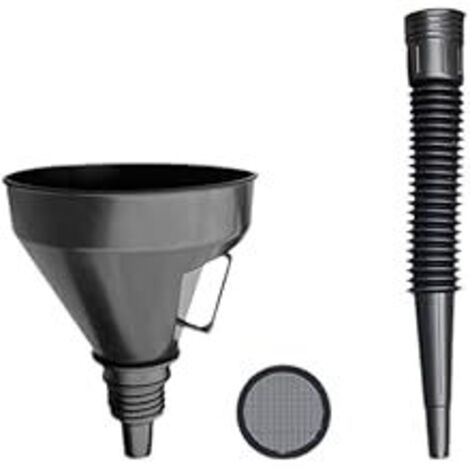 Refueling Funnel, Oil Funnel, Multifunctional Use Easy Pouring Wide Mouth with Detachable Spout and Filter, Automotive Funnels for Water, Transmission, Oil Change