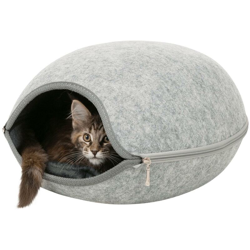 

Trixie Cueva Suave Luna, Fieltro, 40×24×46cm, Gris Claro