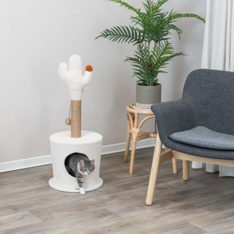refugio acogedor TRIXIE - Con cactus - ø 36 × 84 cm - Crema