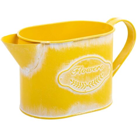 Regadera de metal amarillo 20,5x8,5x105/11h cm