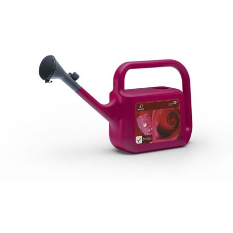 REGADERA DE PLÁSTICO TRAPECIO 10L ROJA - MX 2417