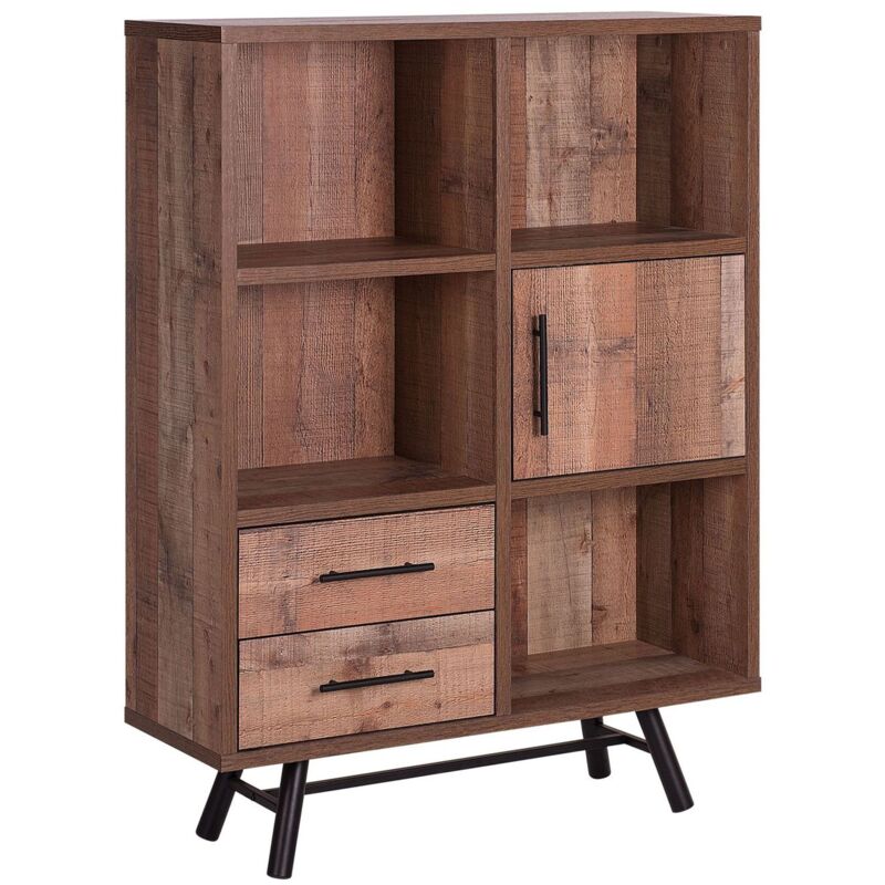 Beliani Regal Atlanta 131 Cm Braun