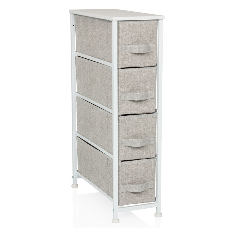 Regal Foldress S 20x48x76cm 4 Fächer Grau Hjh Living