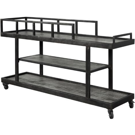 Regal Mango 180x50x106 grau lackiert HEAVY INDUSTRY 109