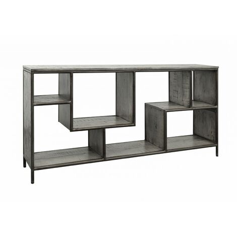Regal Mango 183x40x90 grau lackiert HEAVY INDUSTRY 106
