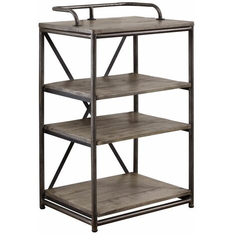 Regal Mango 61x46x100 grau lackiert HEAVY INDUSTRY 111