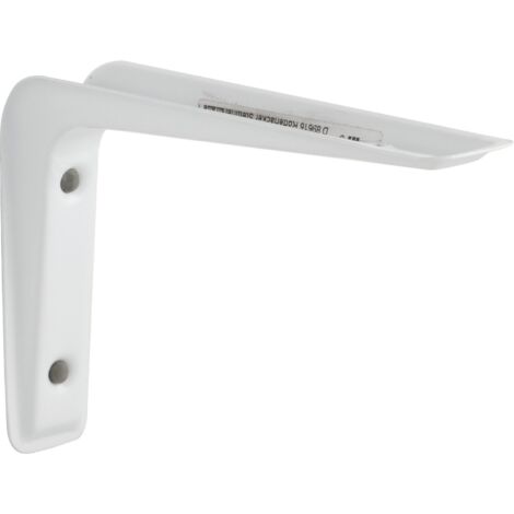 Regalbodenträger (Wandkonsole) weiß lackiert 120x80 mm Konsole Inhalt 1 Stück