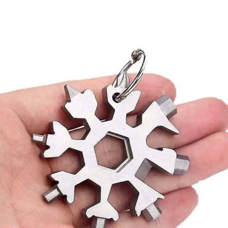 Regalos para hombres y mujeres, Multiherramienta de copo de nieve 18 en 1, Regalos para hombres para Navidad, Herramientas manuales, Gadgets geniales para regalos de hombres, Regalos de amigo secreto 