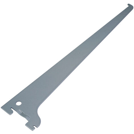 Regalsystem Grau 1-reihig ohne Schiene 20 cm Träger