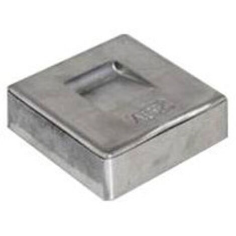 Regard de cheminée en aluminium -   14 x 14 cm