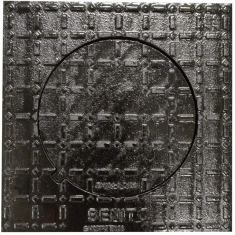 Regard de Trottoir Fonte Ductile Jardibric 400x400 B125 – Ø Ouverture 250mm – Parking – Norme EN124
