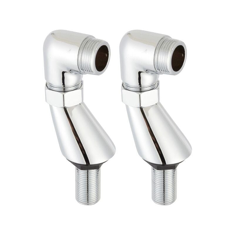 AUTRES Lot de 2 colonnettes reglables gris, mâle / mâle 15 x 21/20 x 27 mm, REGARDS INTERNATIONAL