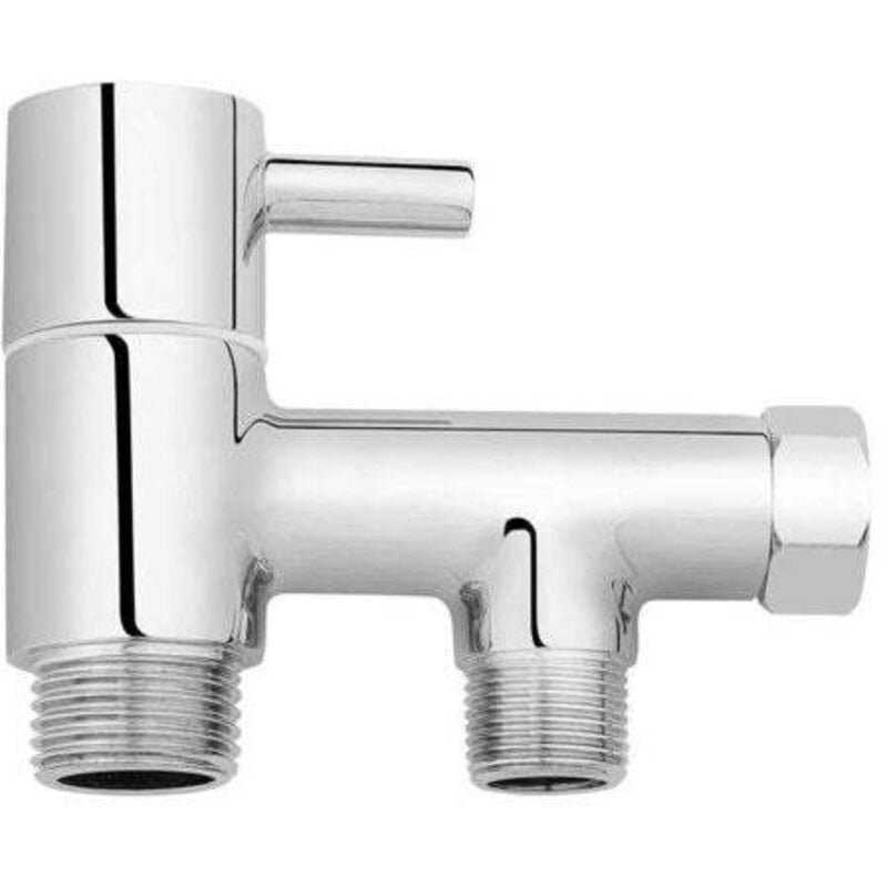 AUTRES Raccord 3 voies avec robinet superb kit hygiène réglable