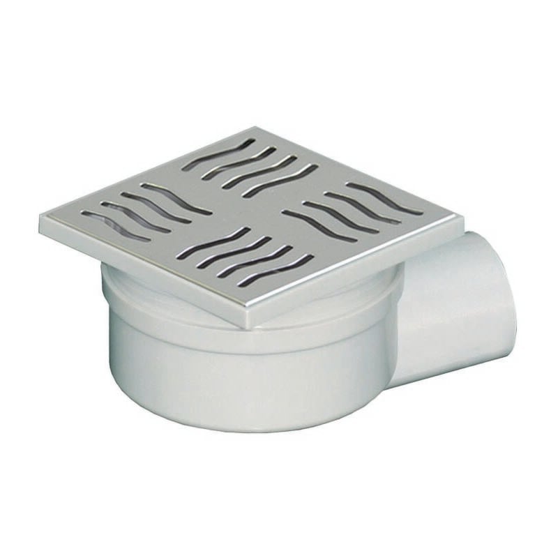 Regards siphonnés abs100x100mm couleur gris d50