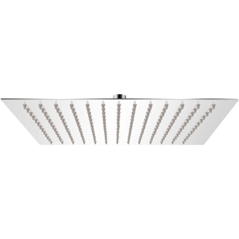 Regenbrause Edelstahl 25x25 cm Quadratisch vidaXL