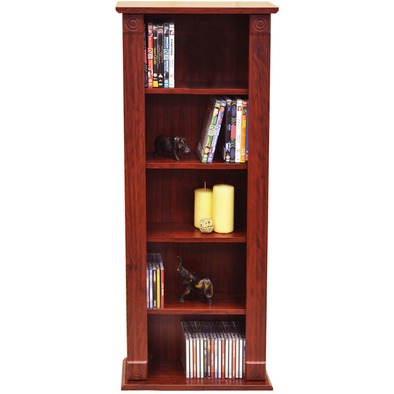 Regency Bookcase Storage Shelves 217 Cd 85 Dvd Blu Ray
