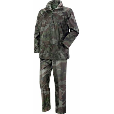 Regendichtes Set: Jacke + Tarnhose, Größe XXXL