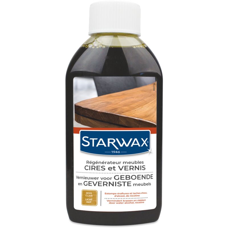 

Regenerador 'Muebles de cera o barniz' Madera Claro 200ml - Starwax
