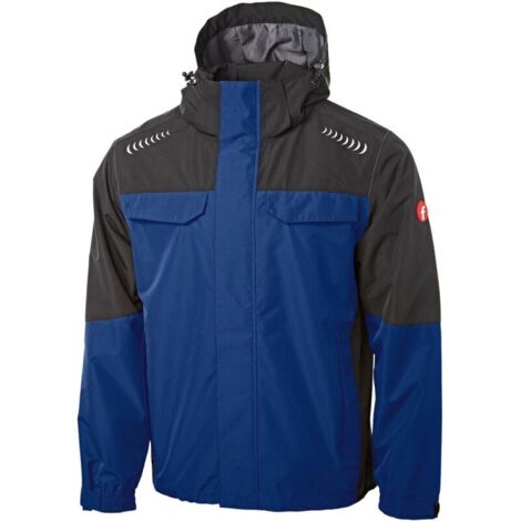 Regenjacke Plus kornblau/schwarz Gr. S