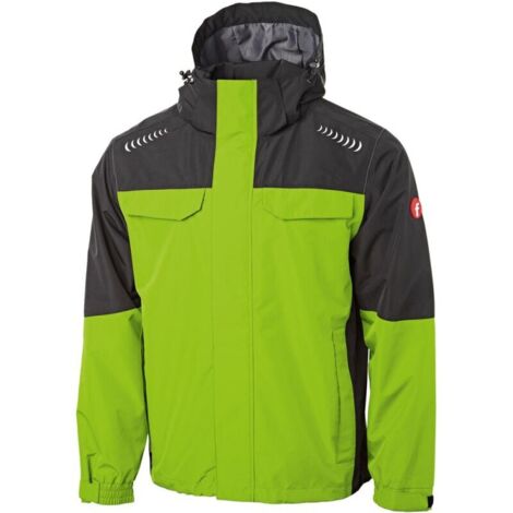 Regenjacke Plus lime/schwarz Gr. 3XL