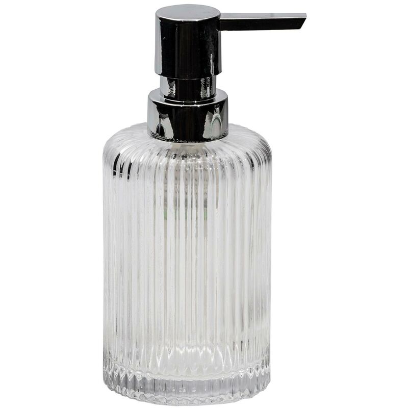 Showerdrape - Regent Glass Liquid Soap Dispenser - Clear