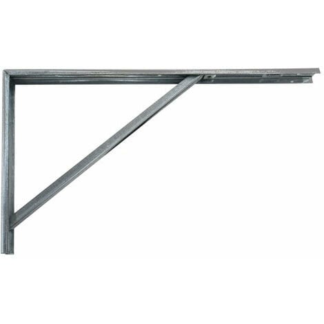 Reggi mensola pieghevole "Pesante" in acciaio tropicalizzato -40 cm