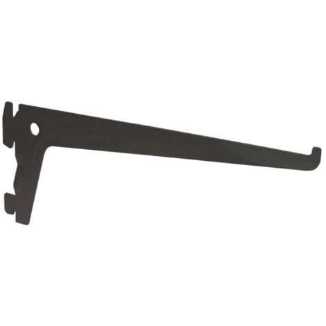 REGGIMENSOLA A 2 GANCI NERA 15CM SET 5 PEZZI - MASIDEF