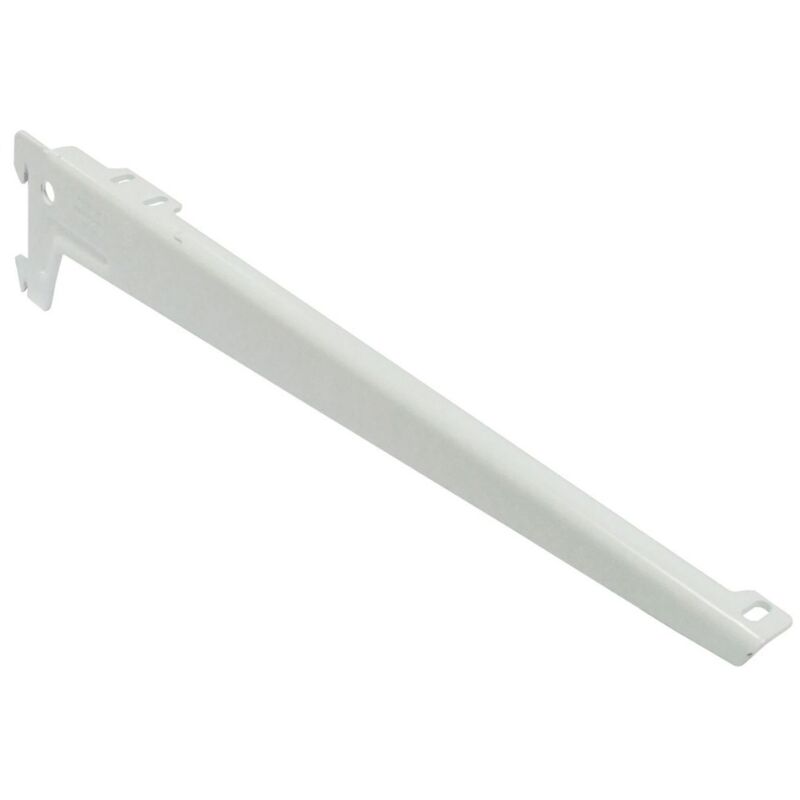 Image of Coppia reggimensole a due ganci angolate bianche 180mm - Element System