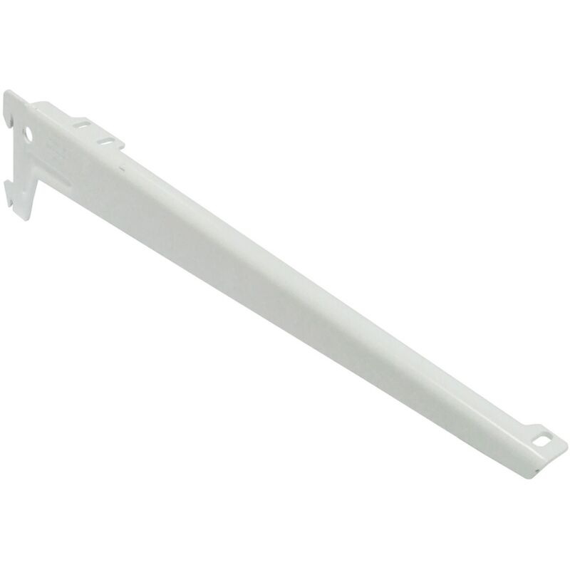 Masidef - set 2 mensole angolari 33CM bianche a 2