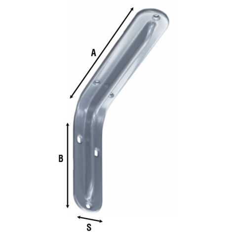 REGGIMENSOLA ACCIAIO 2522 BIANCO 350 MM- 10,0 pz