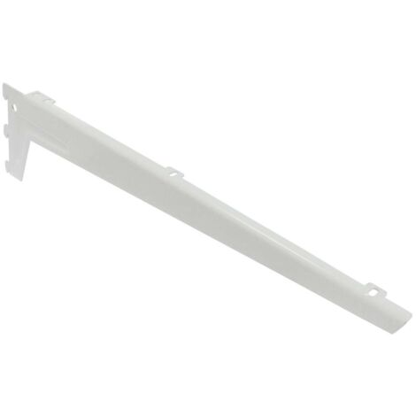 Reggimensola angolata bianca48 cm con clip - masidef