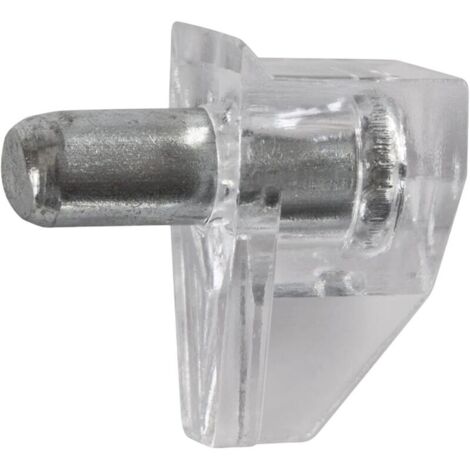 Reggimensola da 5 mm – 50 unità con asta in acciaio e rivestimento in plastica – reggimensola – reggimensola – reggimensola – reggimensola in vetro