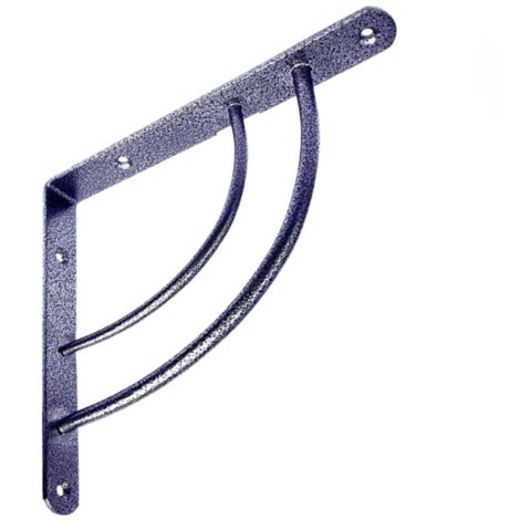 reggimensola "doble" - 145 x 145 mm. - argento opaco