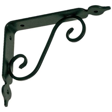 Reggimensola Ferro Battuto 150X110 Mm Nero Satinato - 10 Pz
