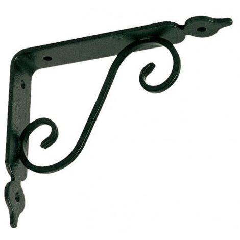 REGGIMENSOLA FERRO BATTUTO 150X110 MM NERO SATINATO 10 PZ