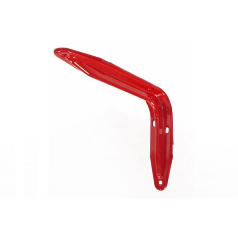reggimensola nervata modello "design" - 180 x 340 mm. - rosso