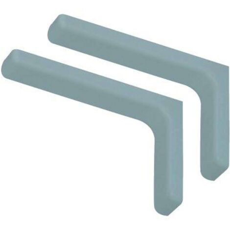 REGGIMENSOLA RICOPERTA LEONARDO BOLIS - ACCIAIO/PLASTICA BIANCO MM 240X144 CF=PZ 2 - 5 confezione