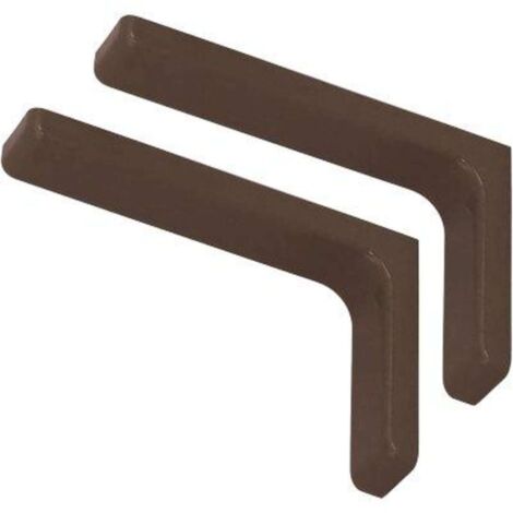 REGGIMENSOLA RICOPERTA LEONARDO BOLIS - ACCIAIO/PLASTICA NOCCIOLA MM 240X144 CF=PZ 2 - 5 confezione