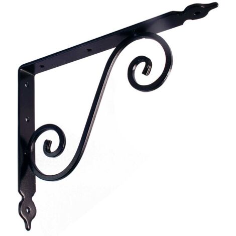 reggimensola "rustica elegante" - 150 x 200 mm. - nero martellato