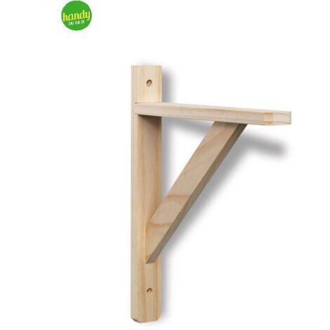Reggimensola squadra Bolis legno naturale 28 cm