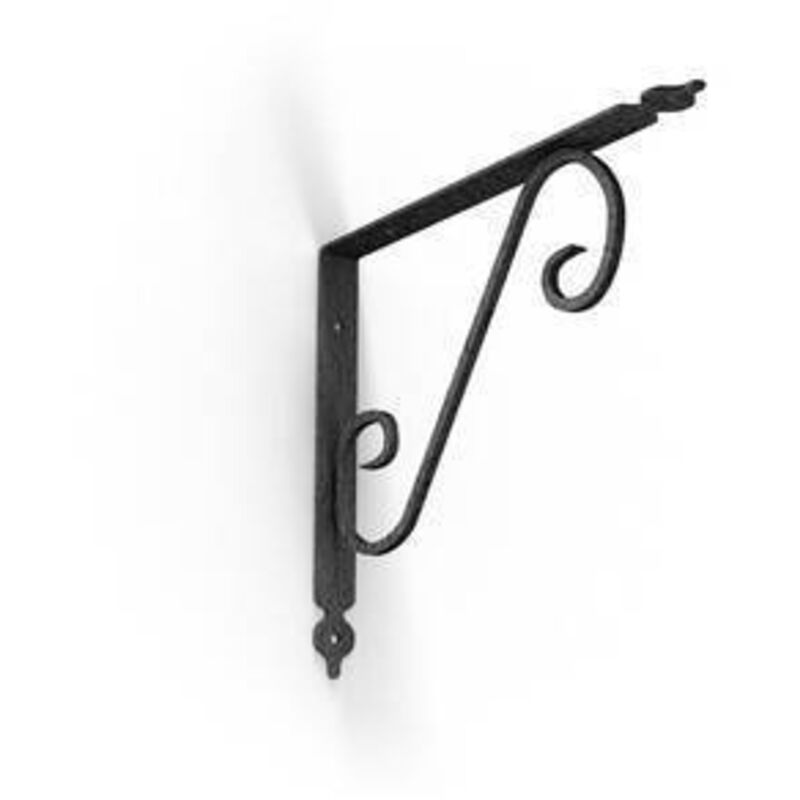 10 x REGGIMENSOLA TOSCANIA 330X280 MM NERO MARTELLATO