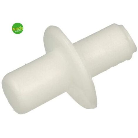 Reggipiani a flangia Masidef in plastica bianca Ø5mm 16pz