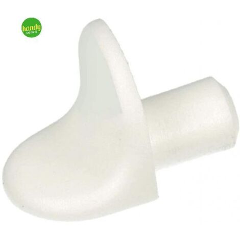 Reggipiani Masidef in plastica bianca Ø6mm 16pz