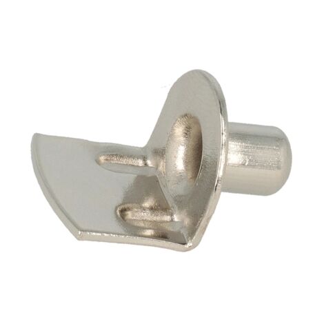 Reggipiani stampati in ferro nichelato diam 7 mm 8 pz