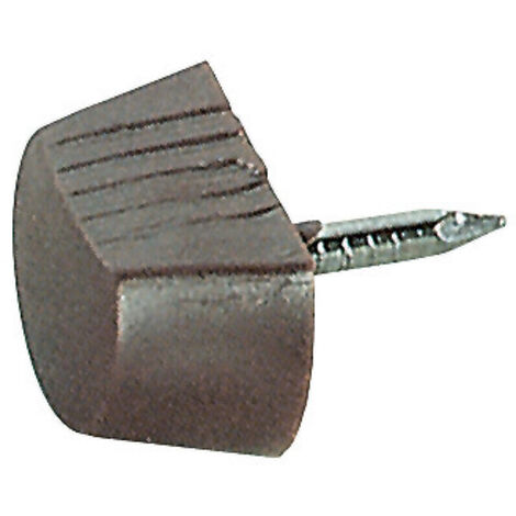REGGIPIANO C/CHIODO FISSO PLASTICA MARRONE 1000 PZ